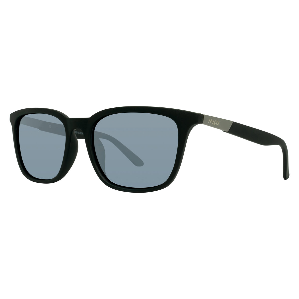 Mirrored Smoke Polarized Sunglasses - Black Full Frame Retro 2.0