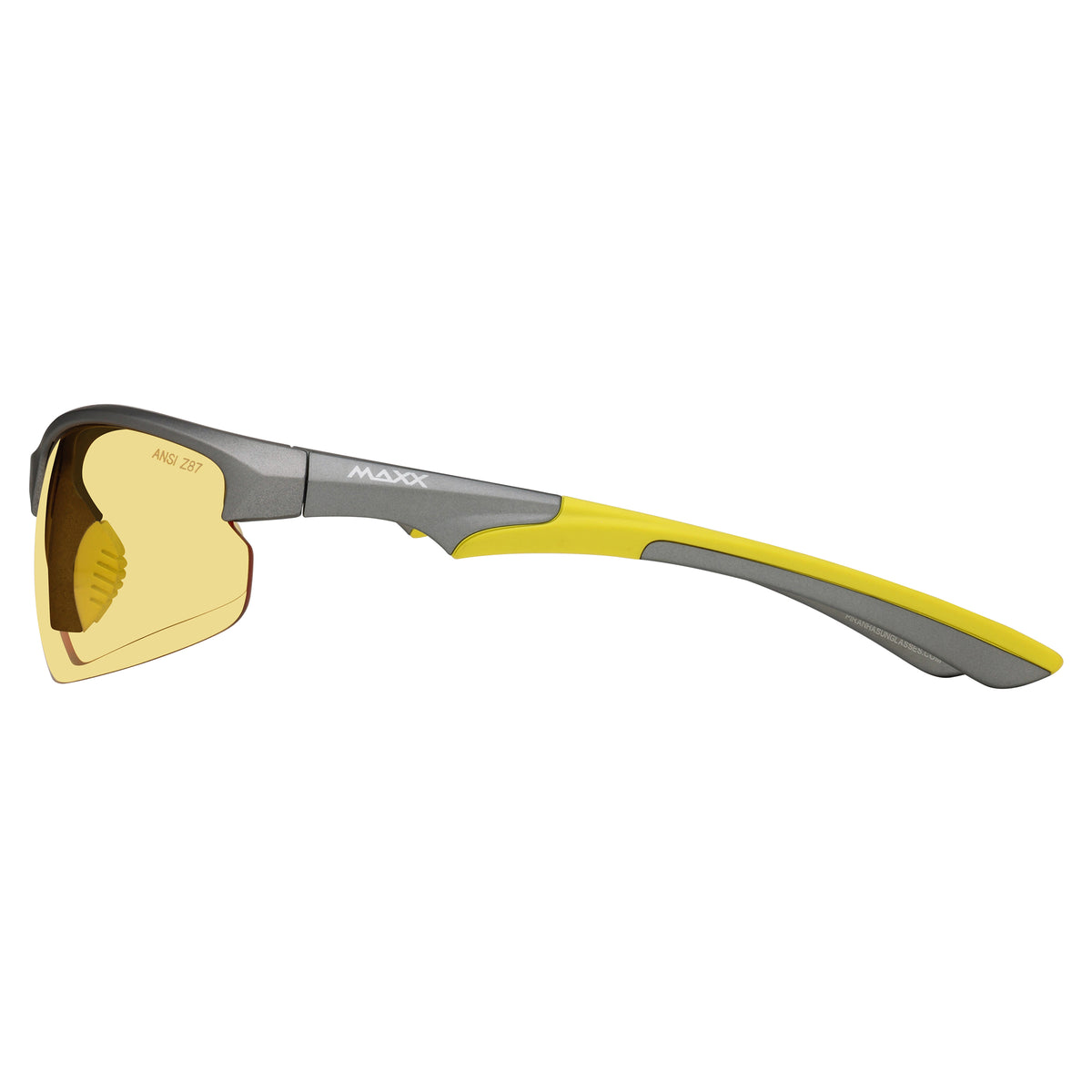 Maxx Ranger ANSI Z87 Half Frame TR90 Safety Glasses – Gray and