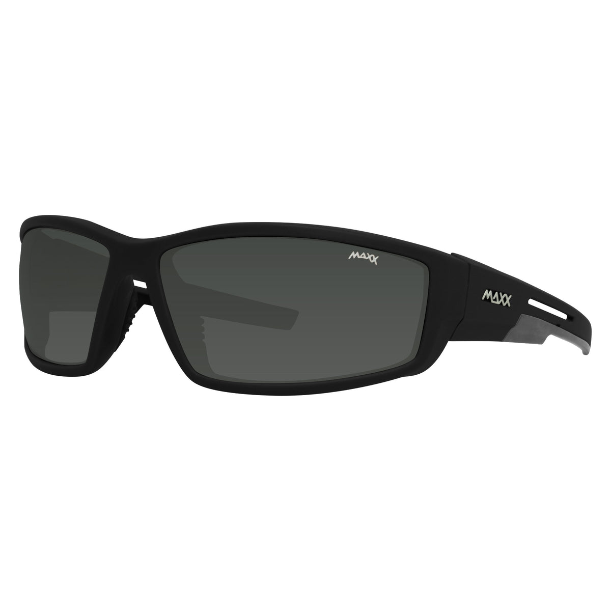 Zulu Tr90 Black Sport Polarized Sunglasses With Gunmetal Accents Maxx Sunglasses 