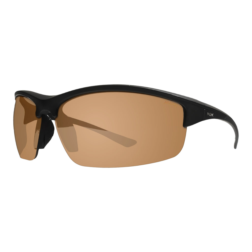 Air Force HD Sunglasses - Black Half Frame