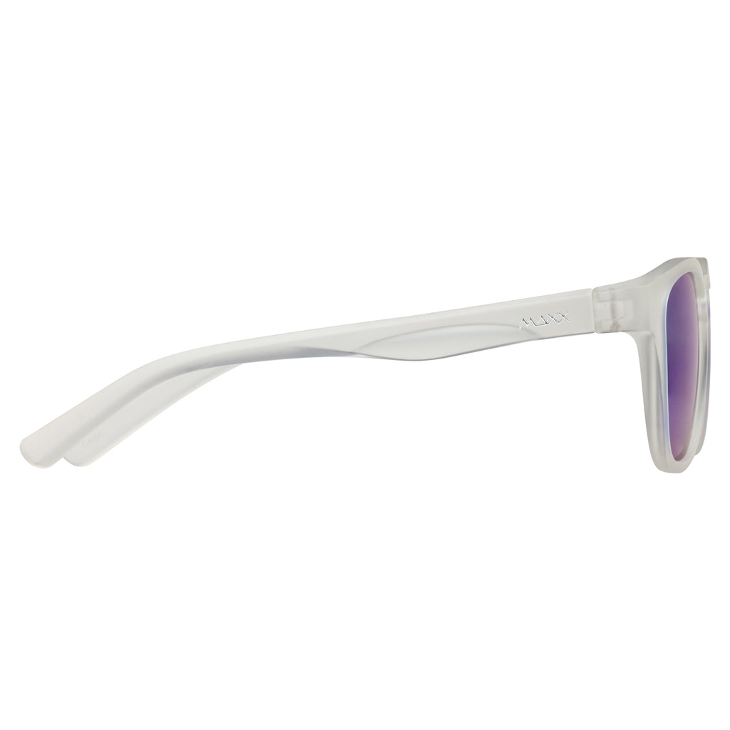toshi63wave　maxim Maxx Frost Ice White TR90 Square Hybrid Sports Sunglasses for Men