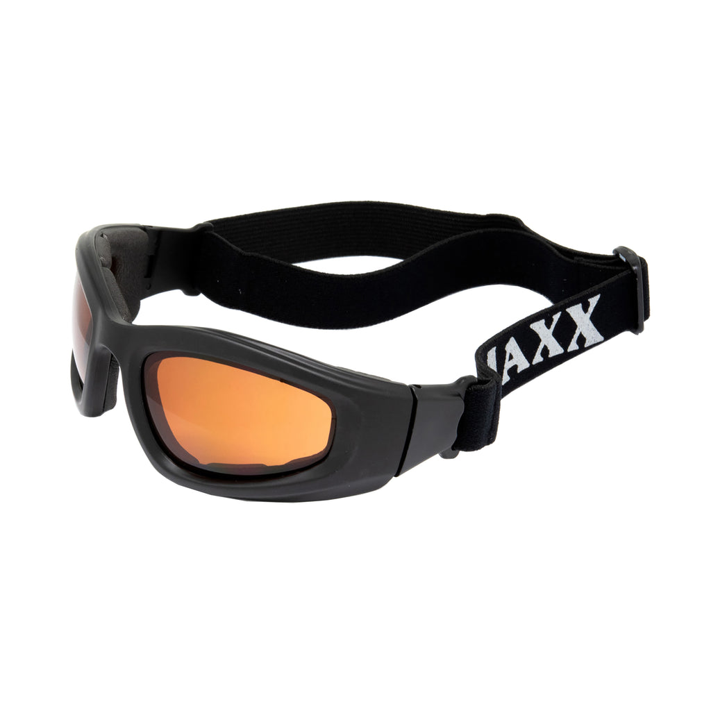 Chaos Black Motorcycle Goggles with HD Lens