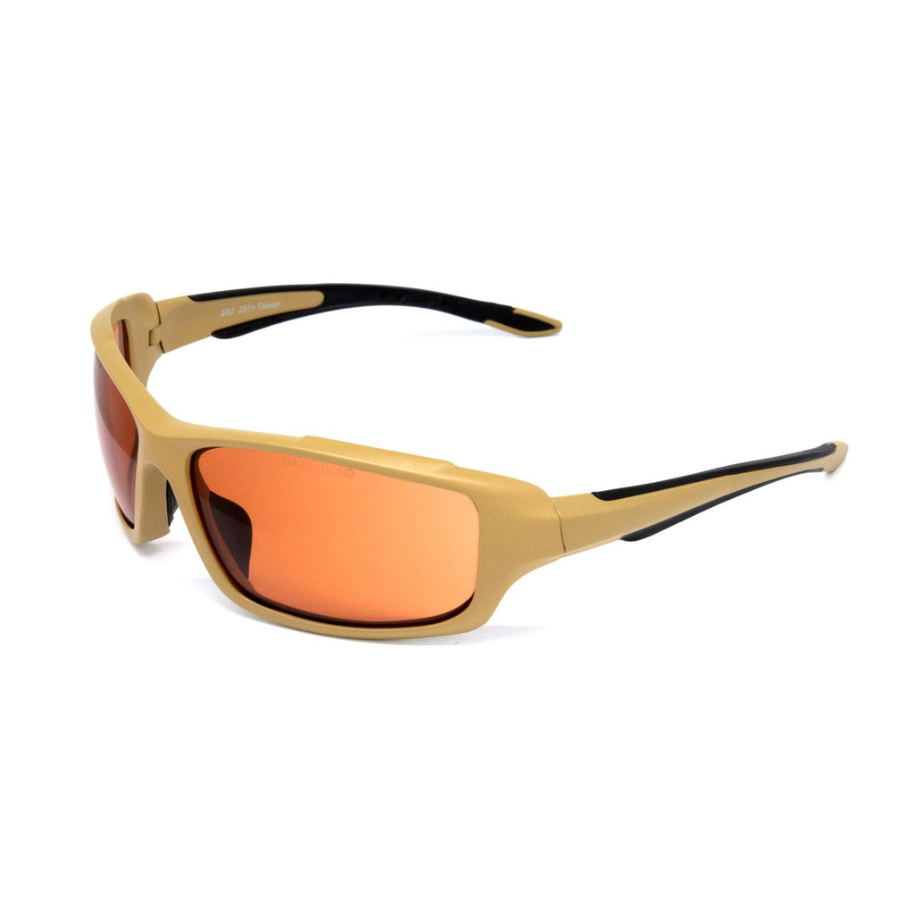 SS2 HD Coyote Brown High Impact Z87+ Sunglasses