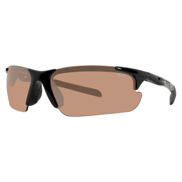 Storm HD Black Half Frame Sunglasses