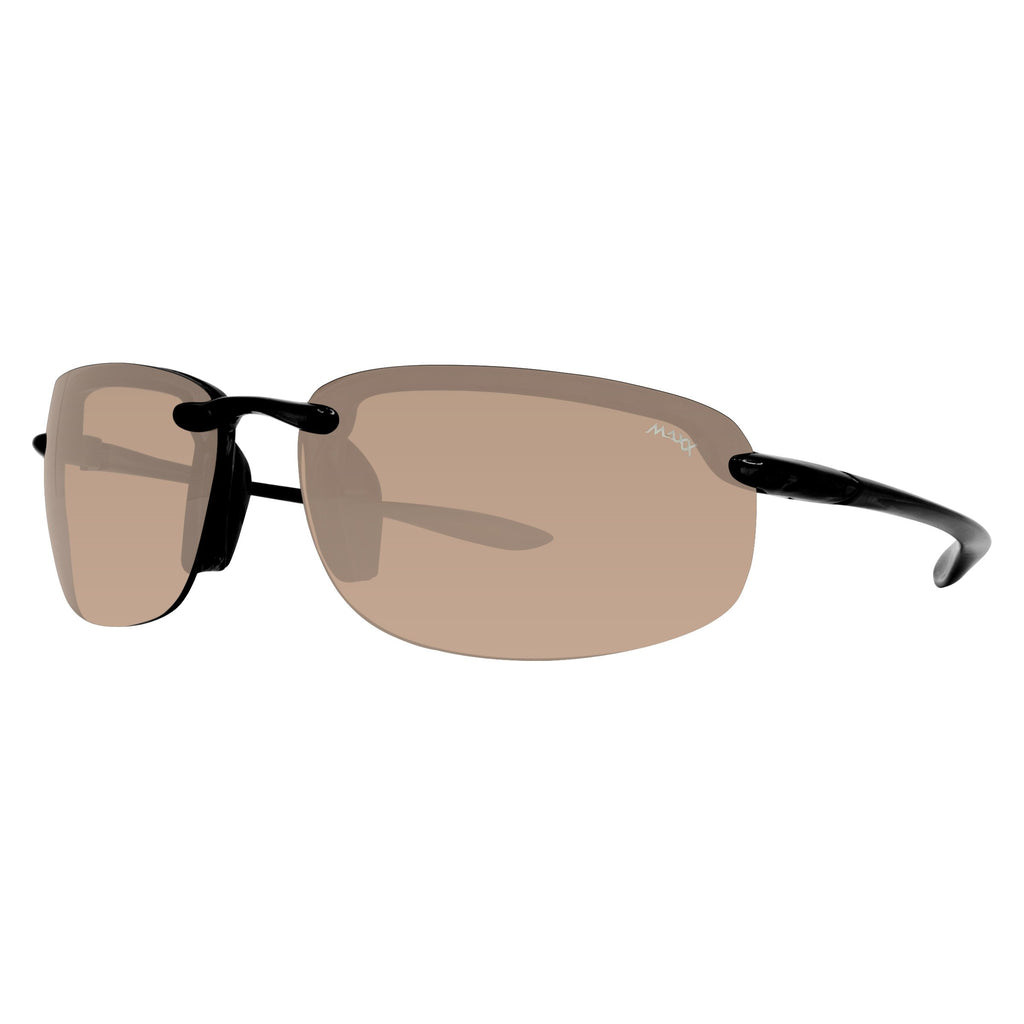 Maxx 5 HD Rimless Sunglasses in Black 