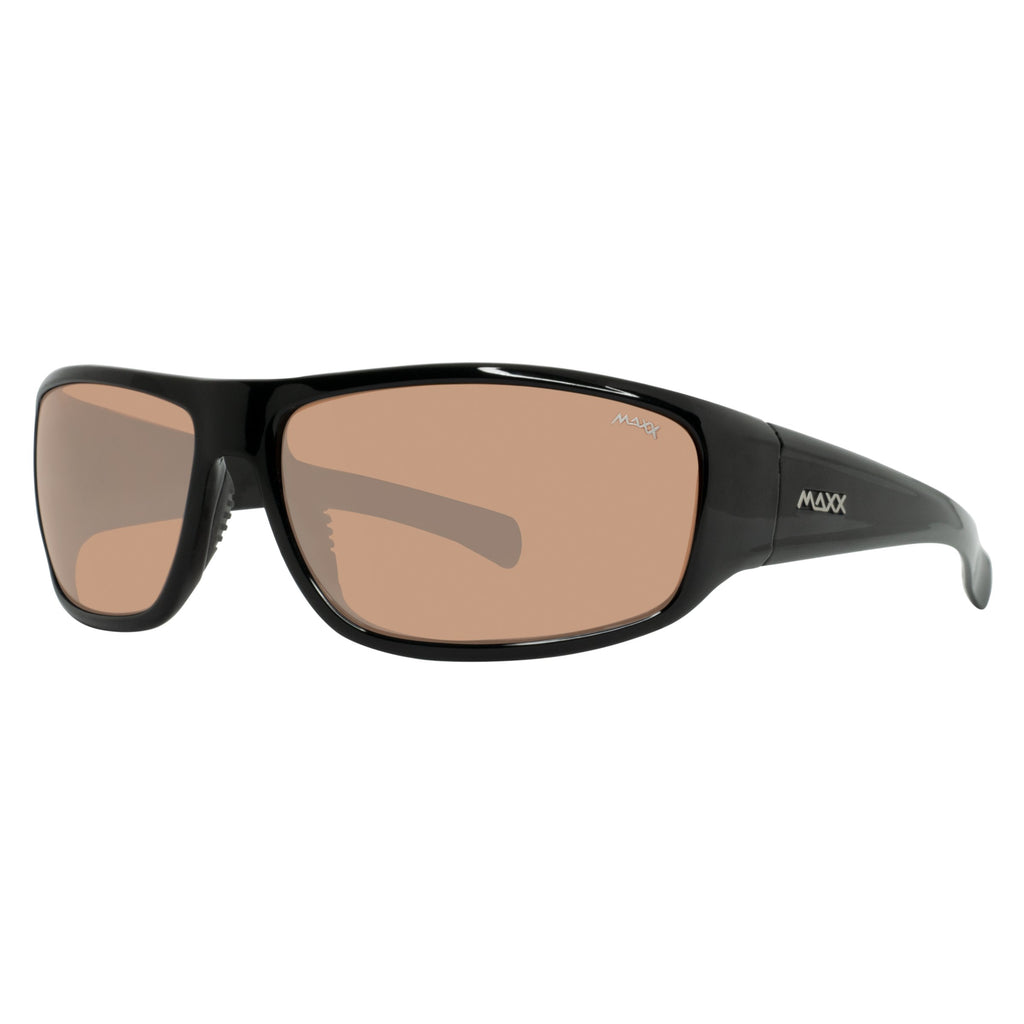 Black Wraparound HD Sunglasses, Major